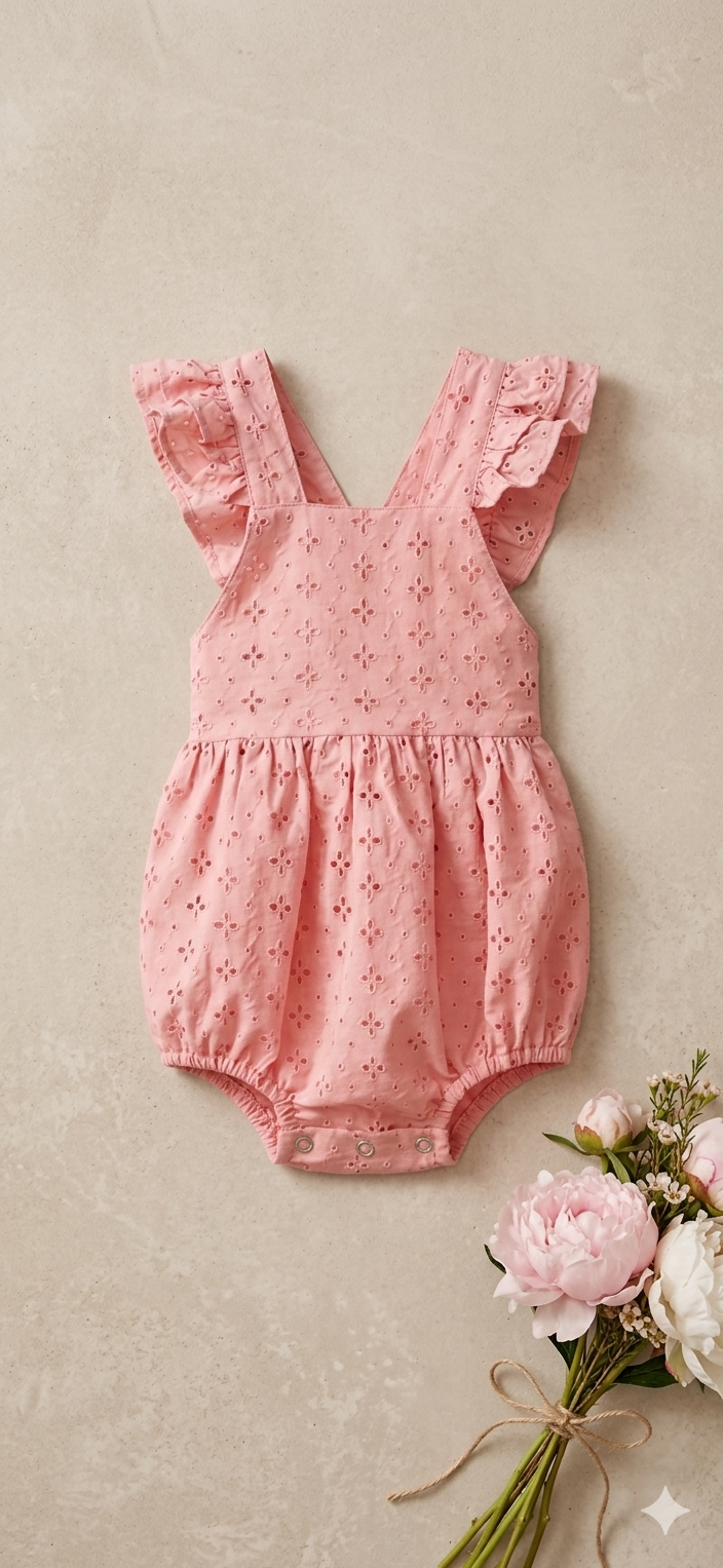 Joely Romper - Pembe
