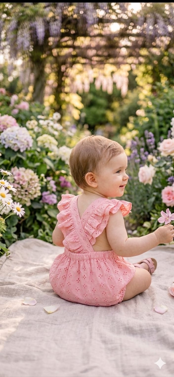 Joely Romper - Pembe