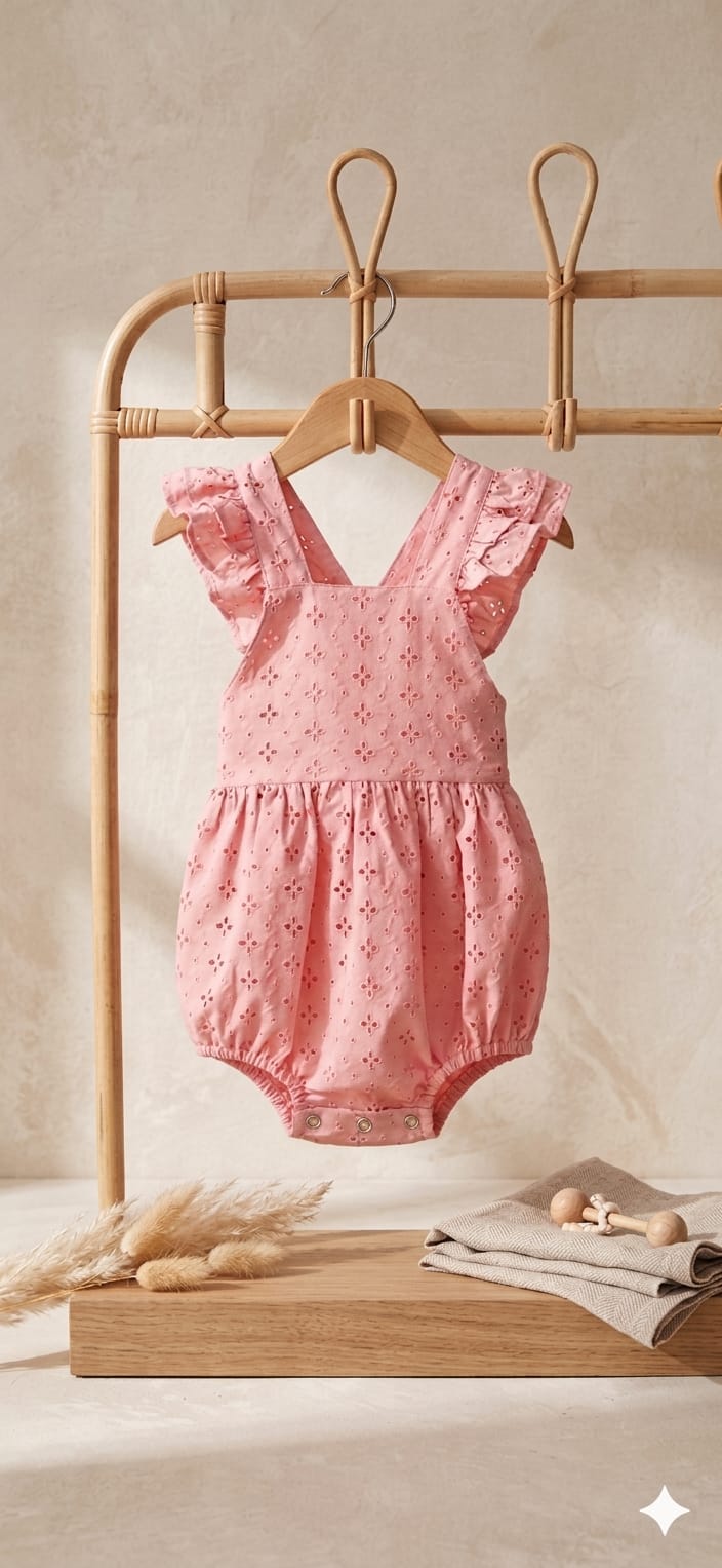 Joely Romper - Pembe