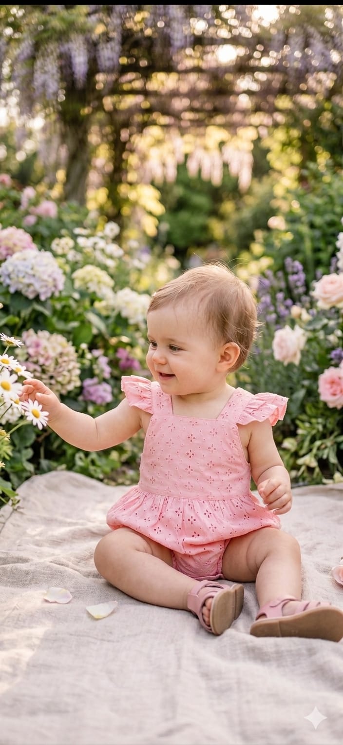 Joely Romper - Pembe